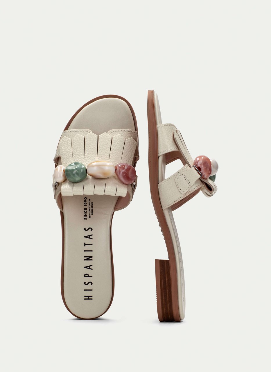 flat sandal yakarta latte
