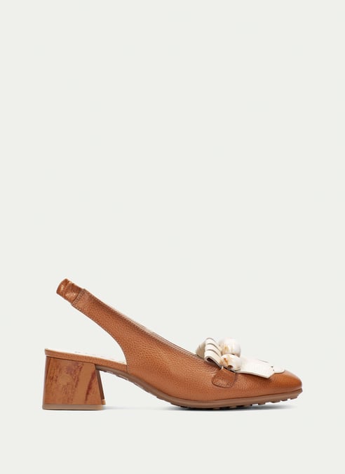 outlet senza-tacco hanoi cuoio-latte - hispanitas