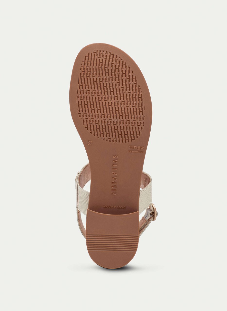 flat sandal yakarta latte