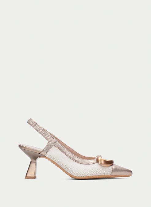 outlet senza-tacco nova bianco-champagne - hispanitas