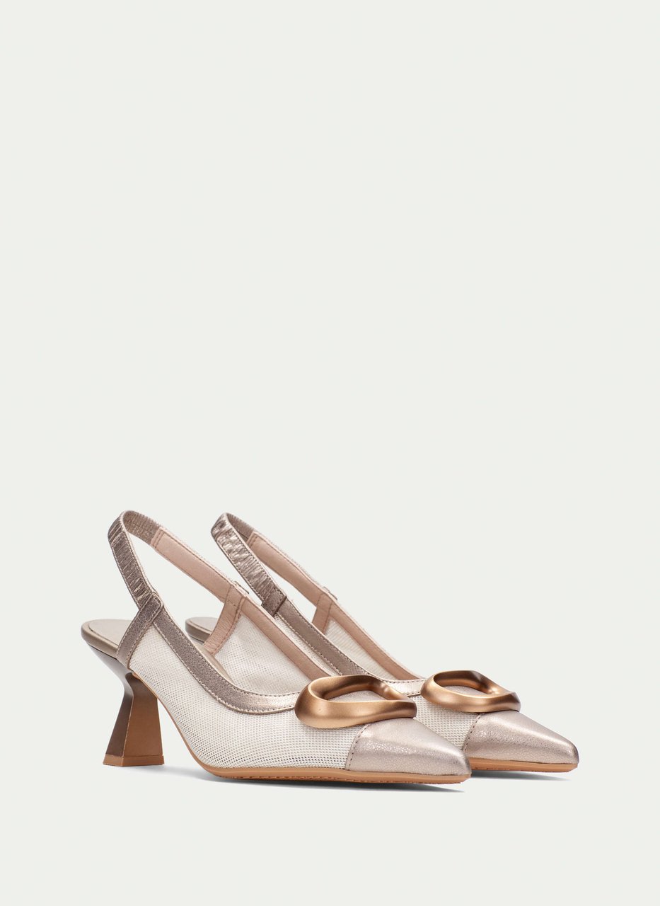 senza tacco nova bianco-champagne