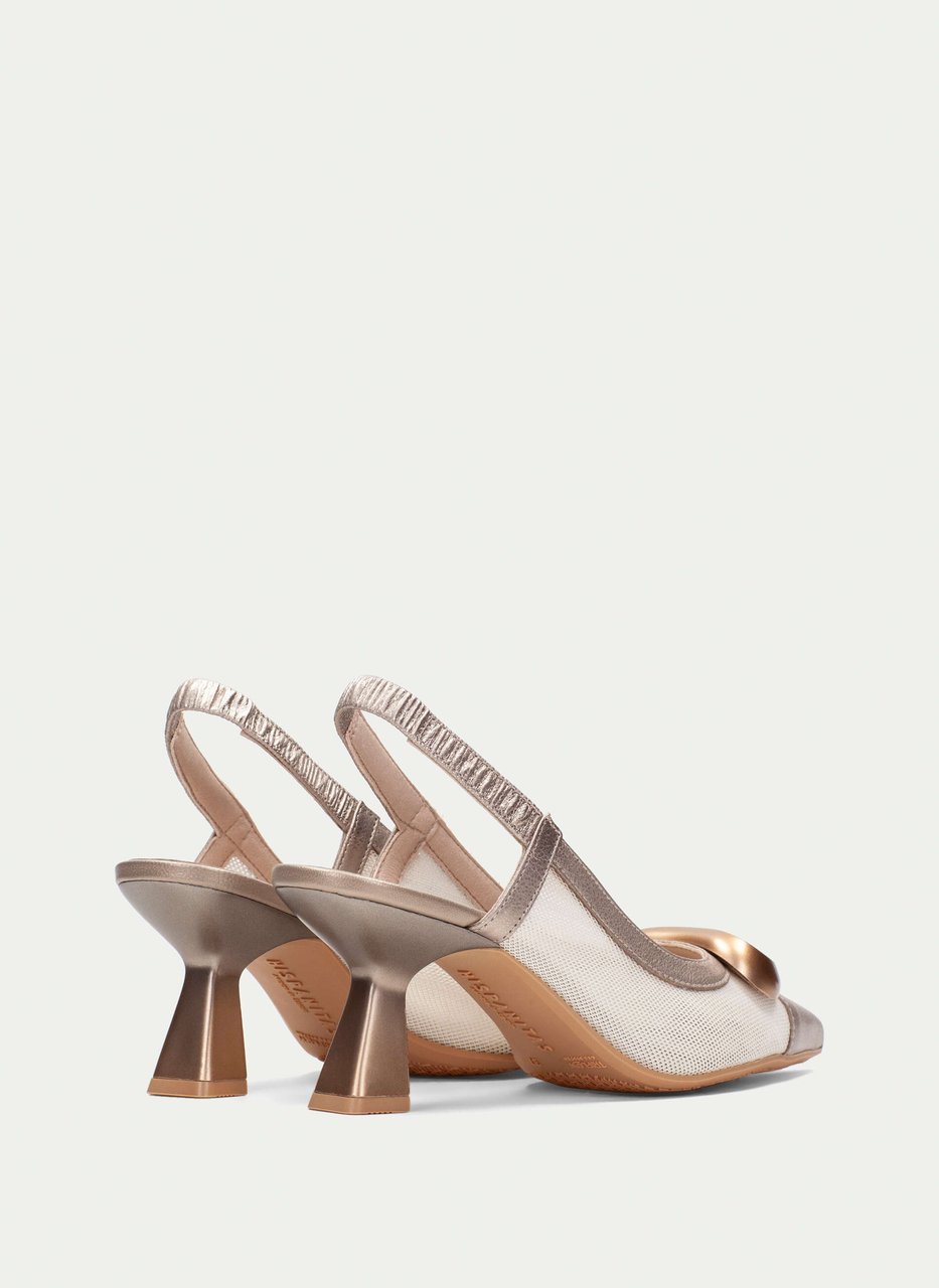 senza tacco nova bianco-champagne