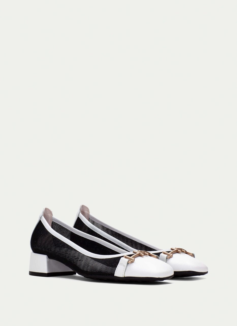ballerina oporto bianco-nero