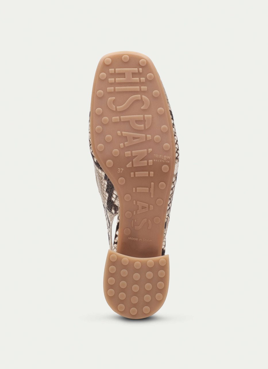 slingback oporto python-taupe