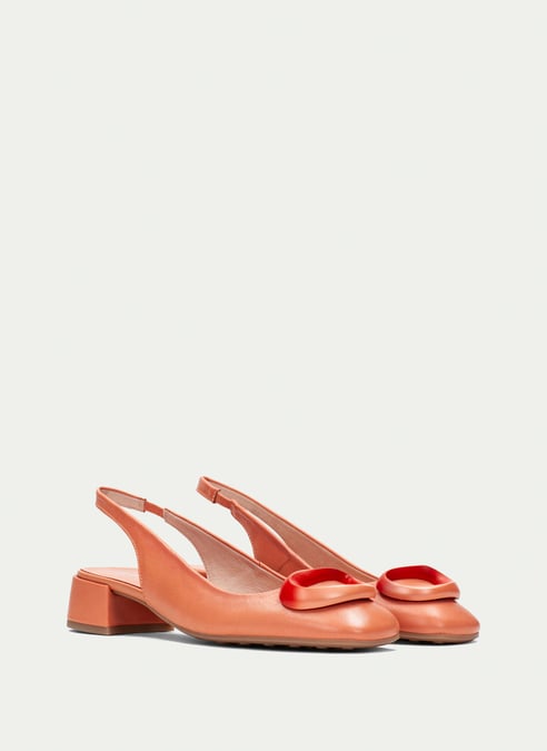 outlet senza-tacco oporto corallo - hispanitas