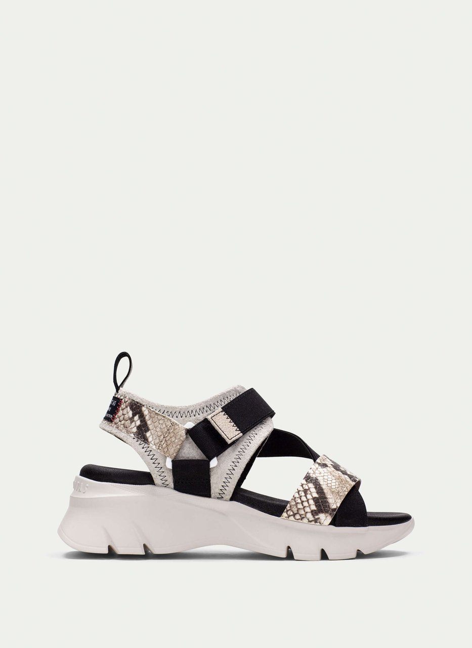 sandali sportivi dakar python-nero