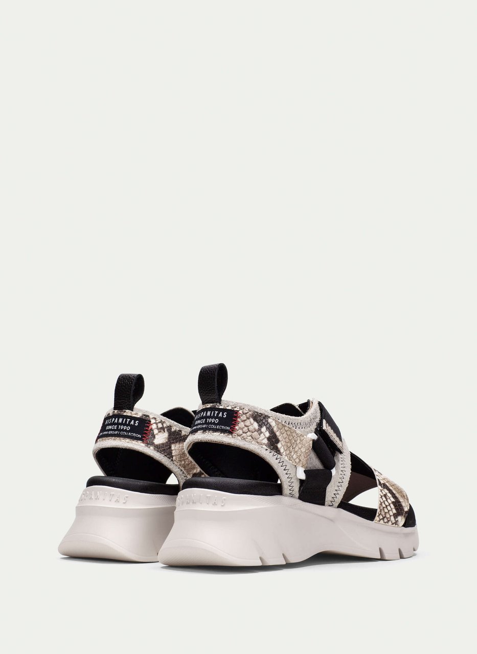 sandali sportivi dakar python-nero