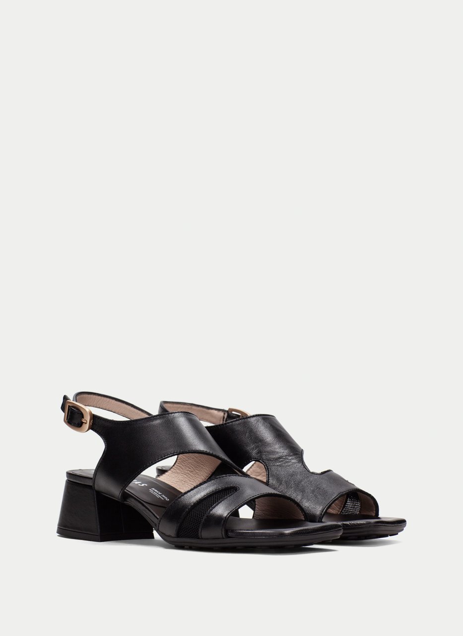 sandali tacco dallas nero
