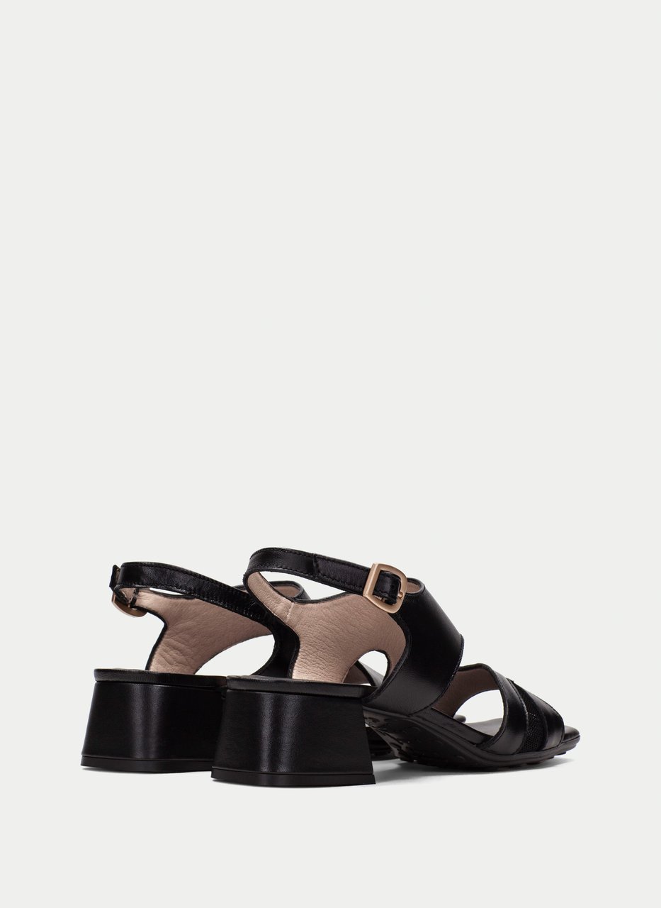 sandali tacco dallas nero