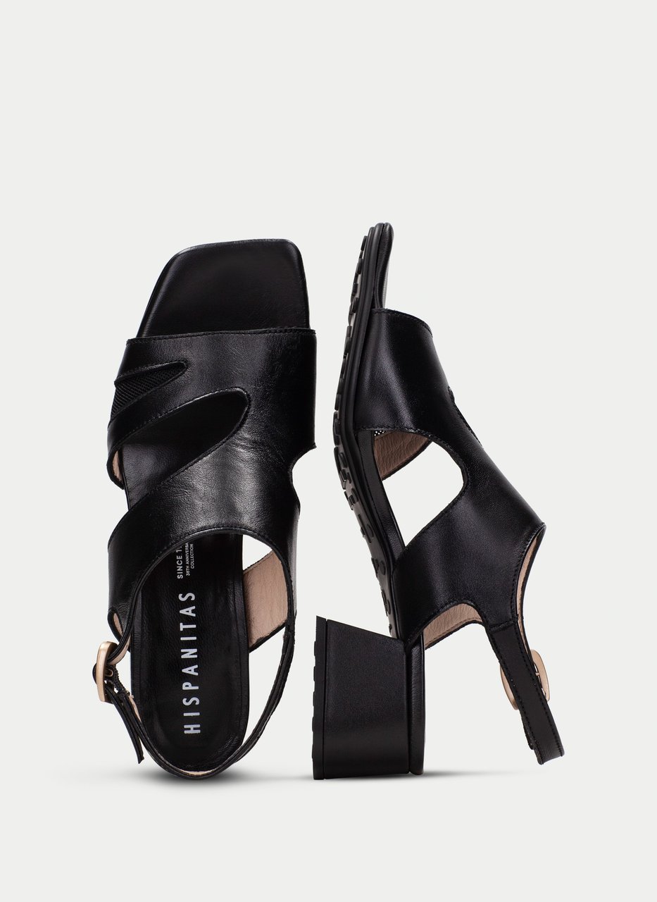 sandali tacco dallas nero