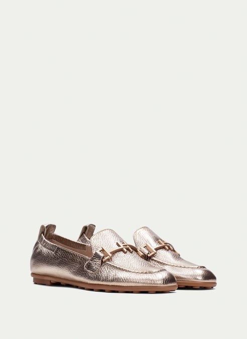 outlet mocassino bombay champagne - hispanitas