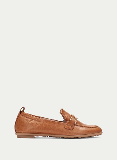 outlet mocassino bombay cuoio - hispanitas