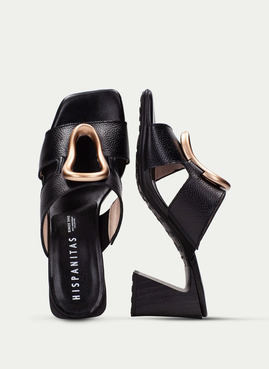 sandali slingback miami nero