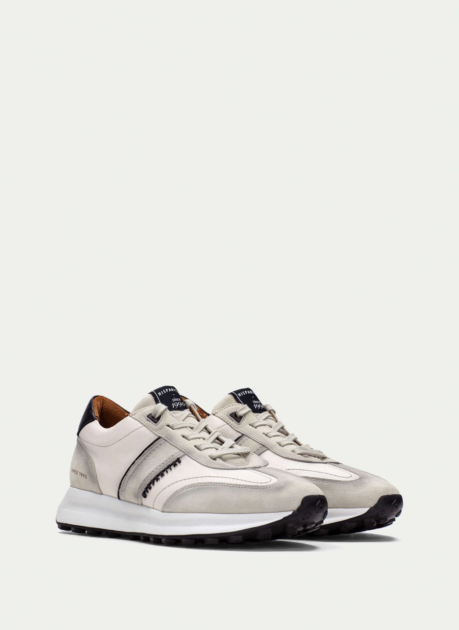 deportivo racing blanco-beige