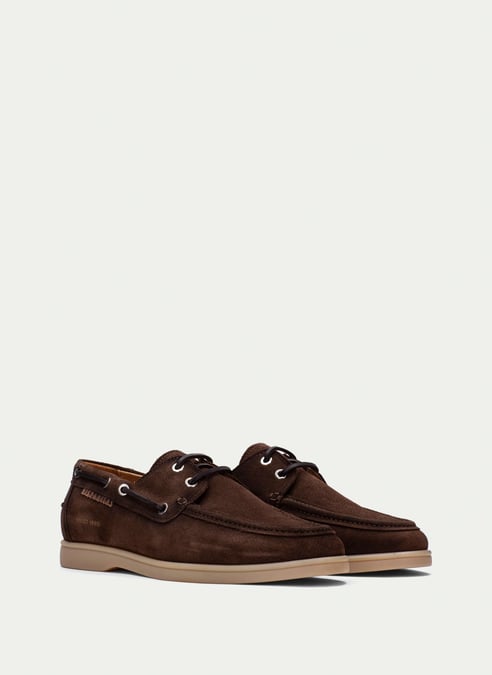 zapatos naúticos toscana marrón - hispanitas