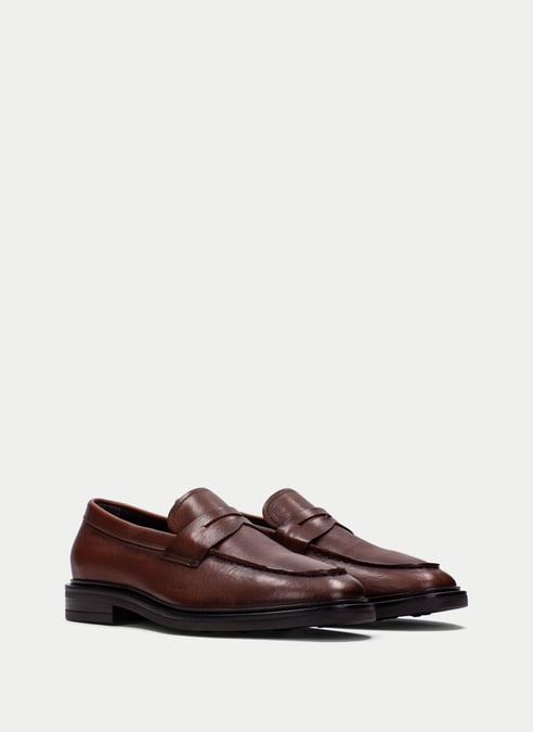 zapatos mocasín lincoln cuero - hispanitas
