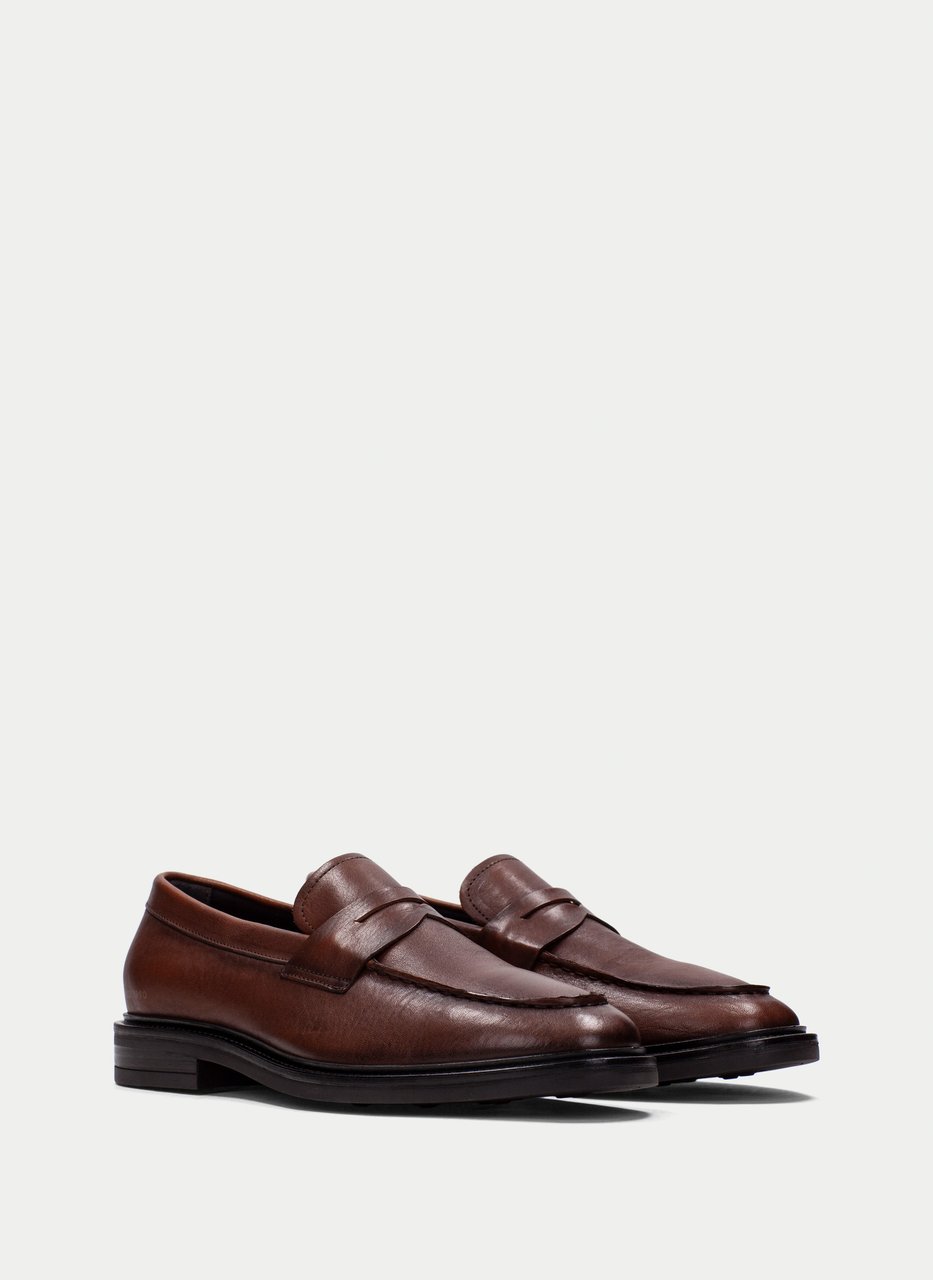 mocasín lincoln cuero