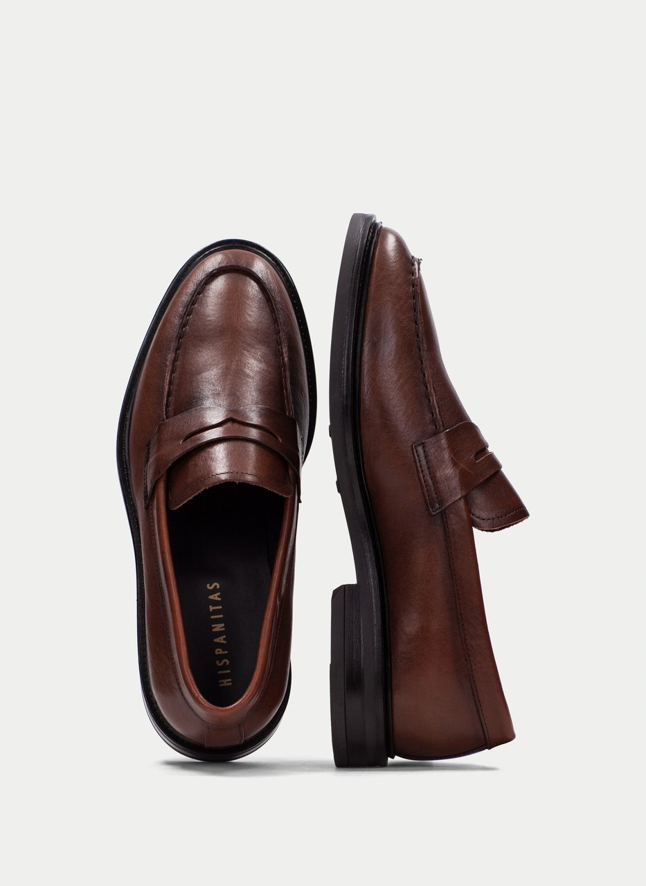 mocasín lincoln cuero