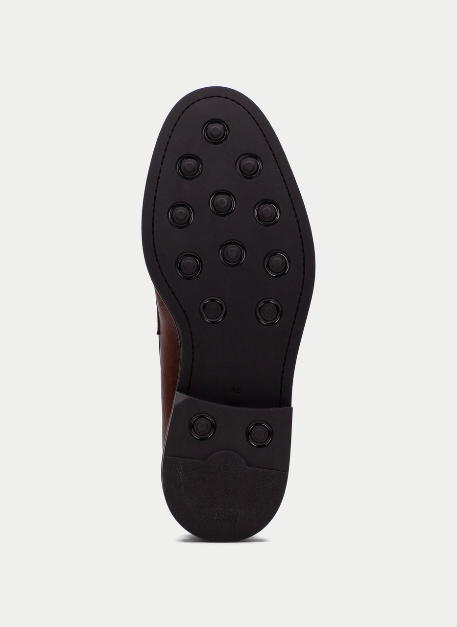 mocasín lincoln cuero
