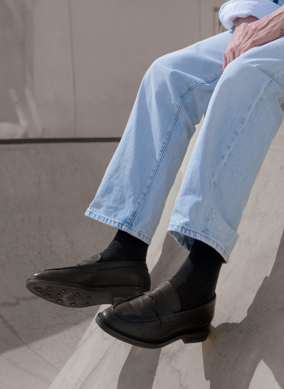mocasín lincoln negro