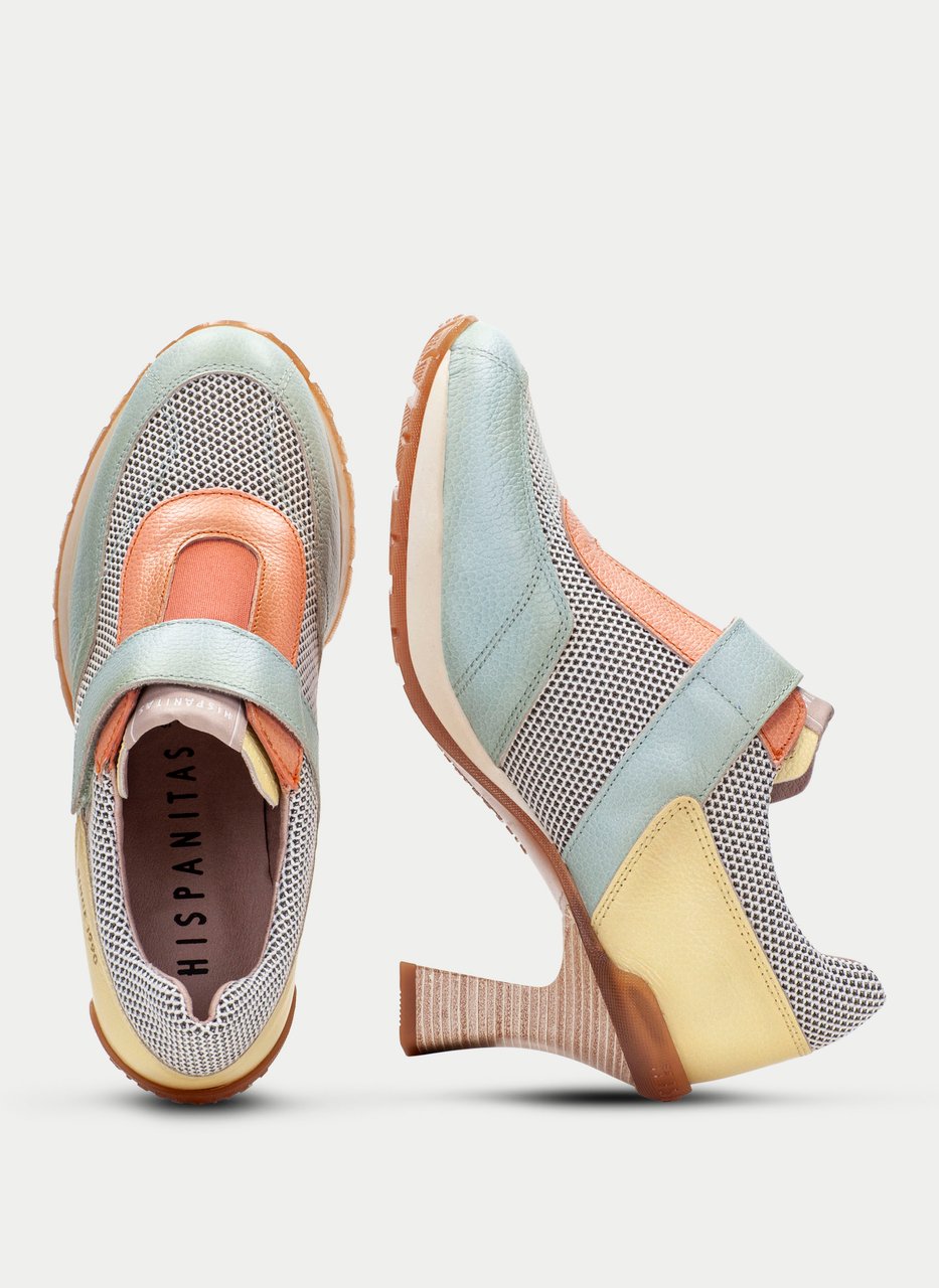 scarpe tacco saigon multicolor
