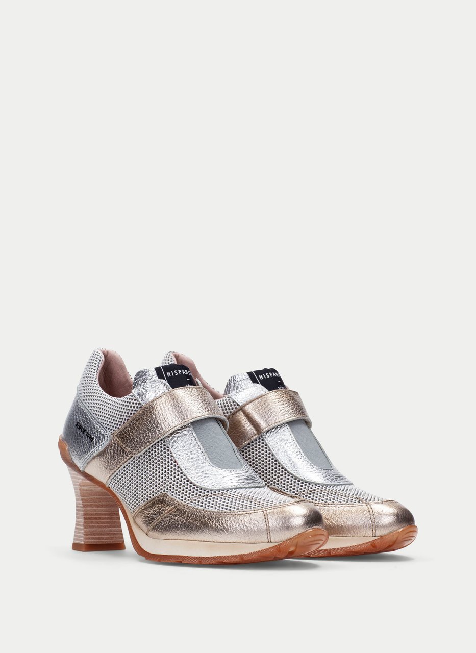 scarpe tacco saigon metallizzati