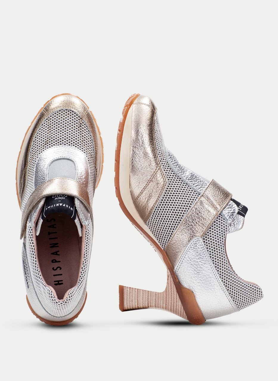 scarpe tacco saigon metallizzati