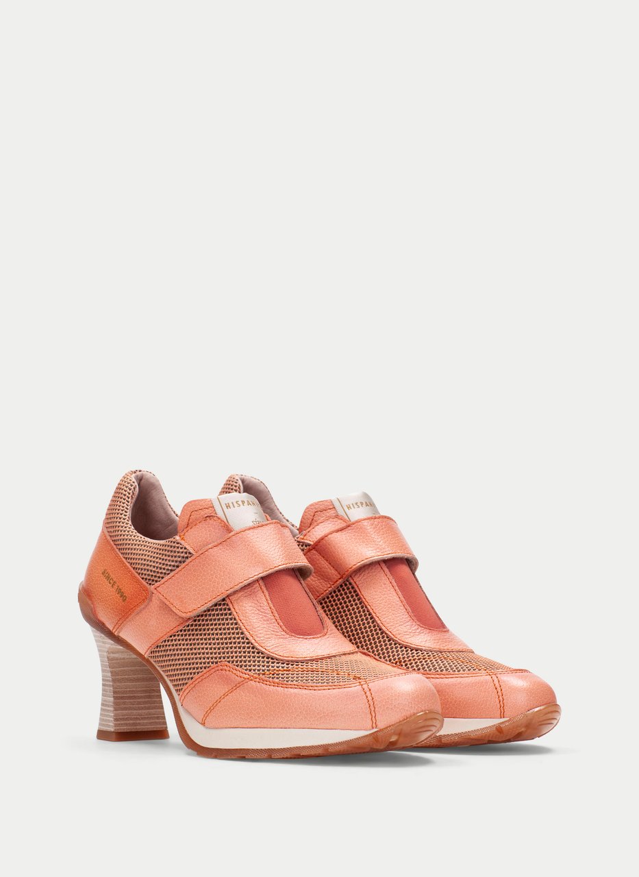 scarpe tacco saigon corallo