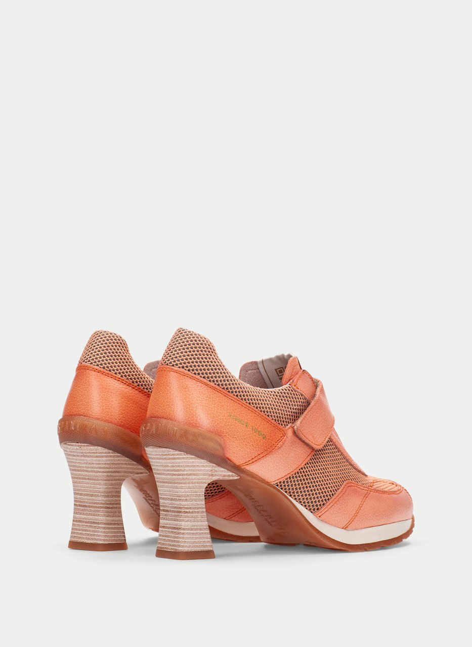 scarpe tacco saigon corallo