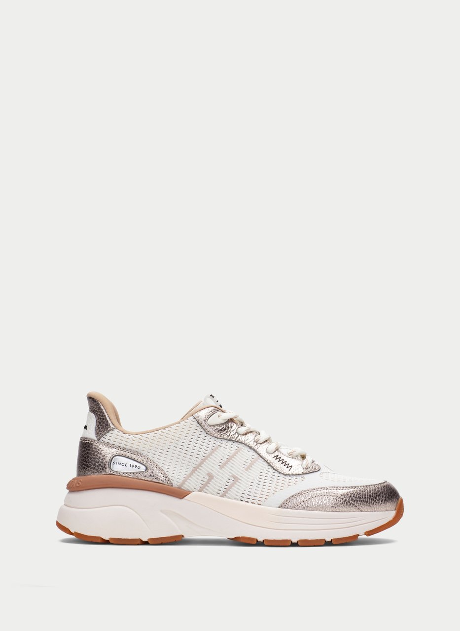 sneaker loto white-champagne