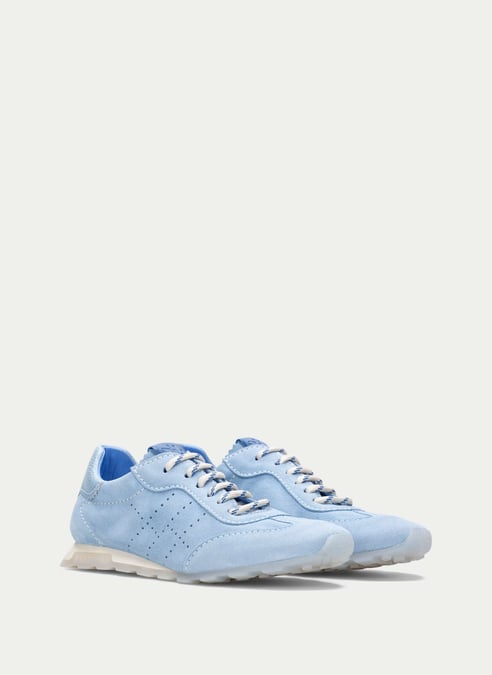 zapatos deportivo zinnia celeste - hispanitas