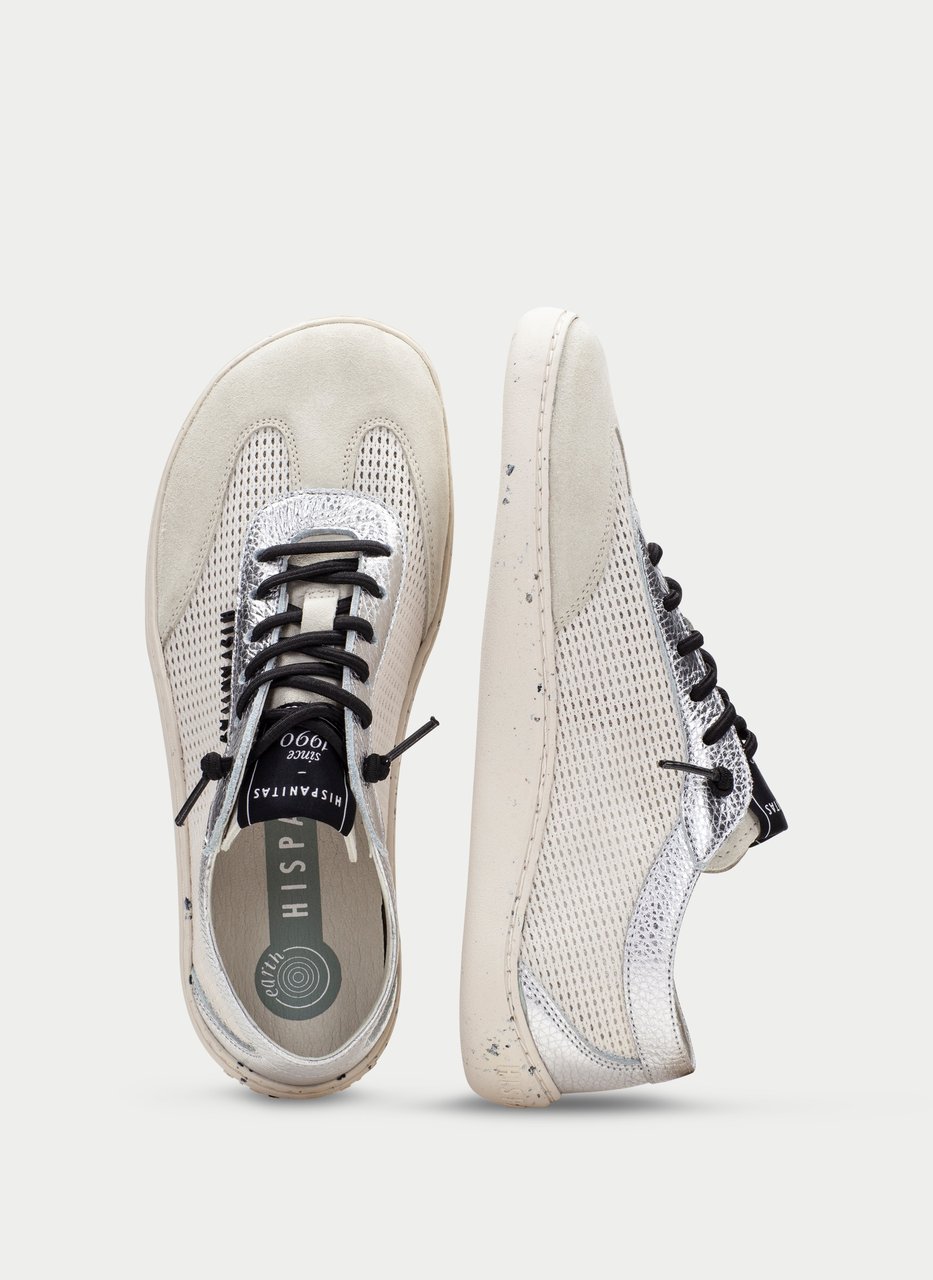 transitional barefoot earth blanco-plata