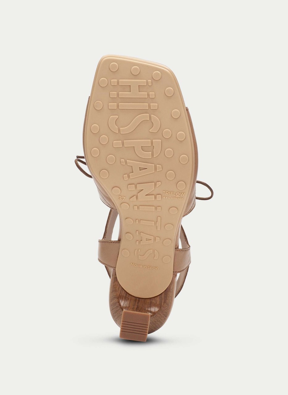 heeled sandal rosa almond