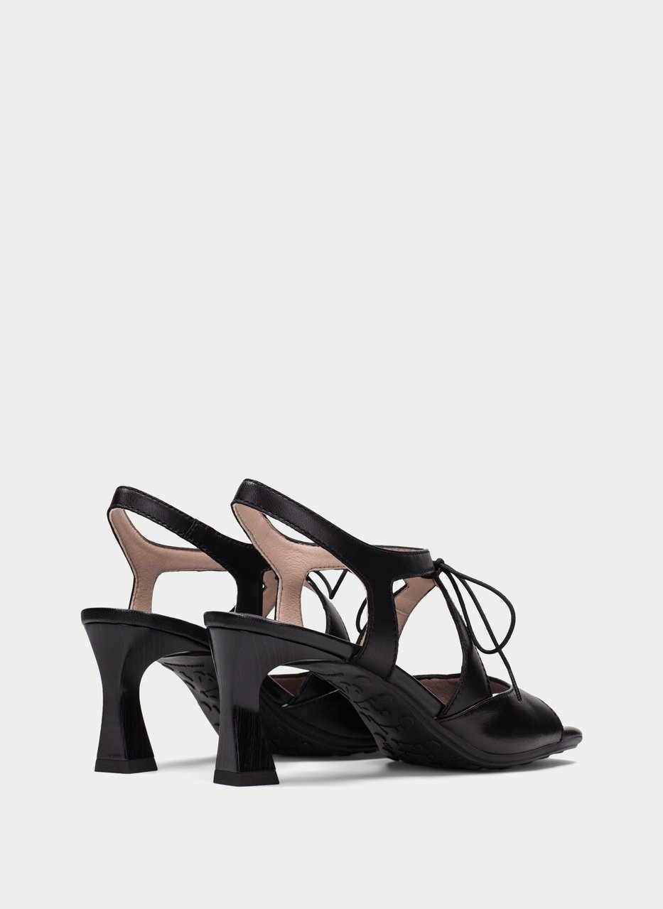 heeled sandal rosa preto