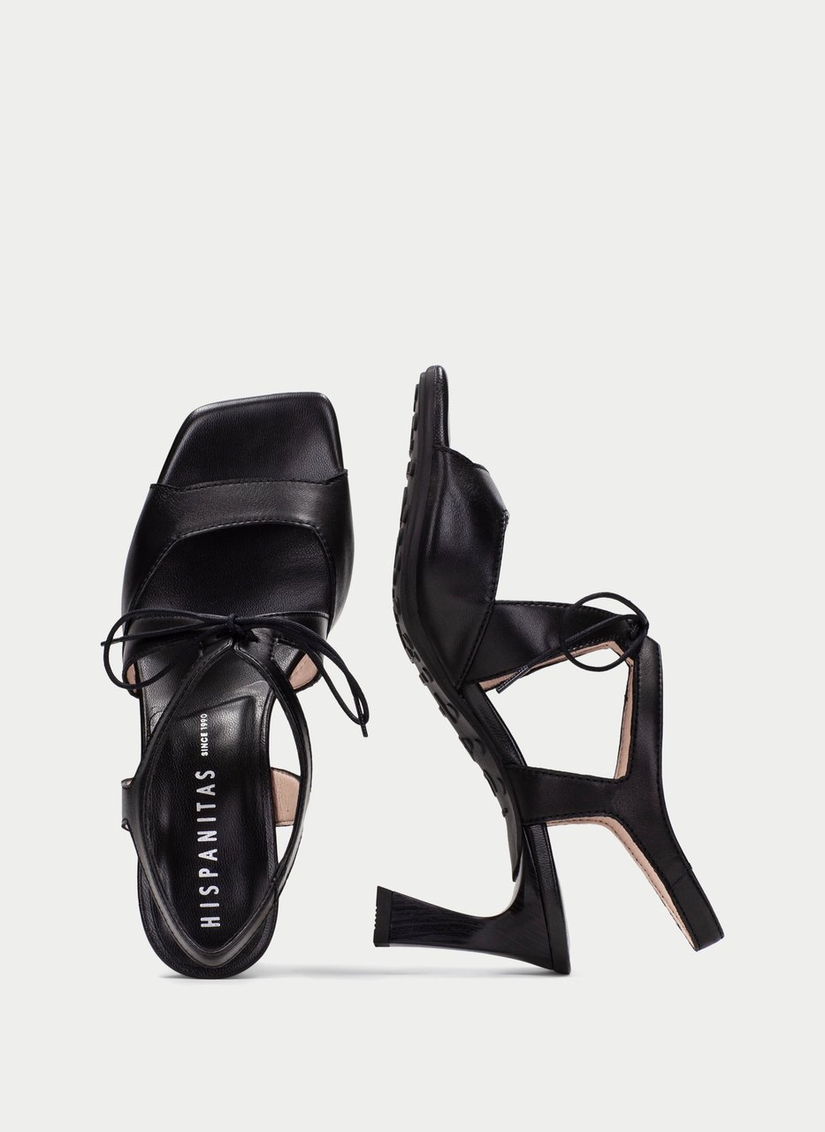 heeled sandal rosa preto