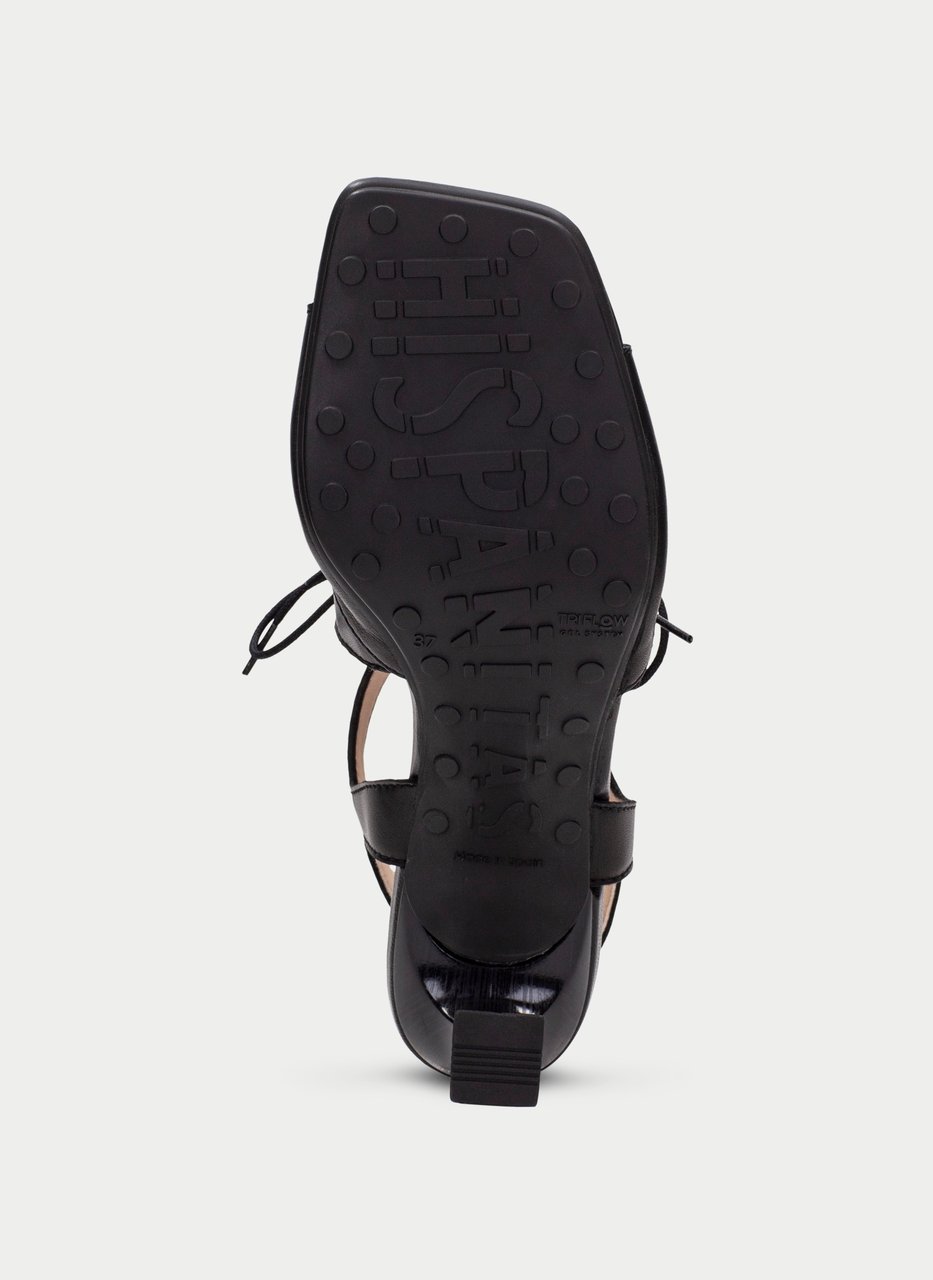 heeled sandal rosa preto
