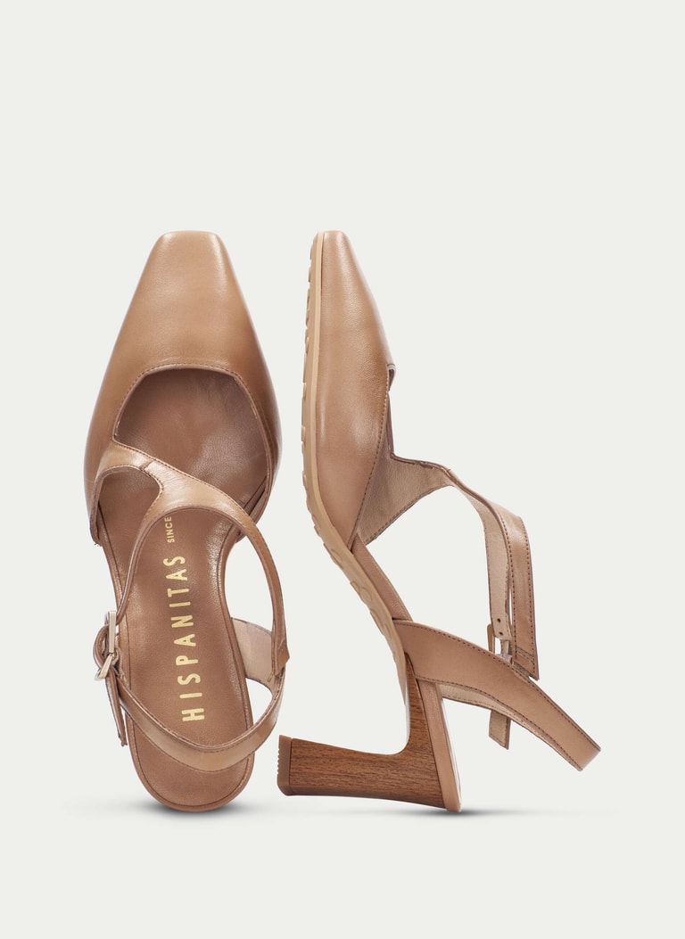 ハナコ Slingback HV264667 ALMOND SHOES 60096 | HISPANITAS ®️