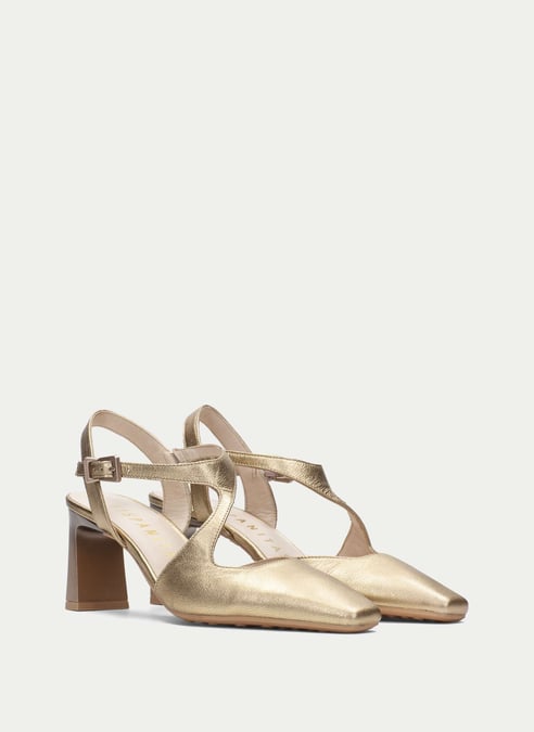 scarpe senza-tacco amapola platino - hispanitas