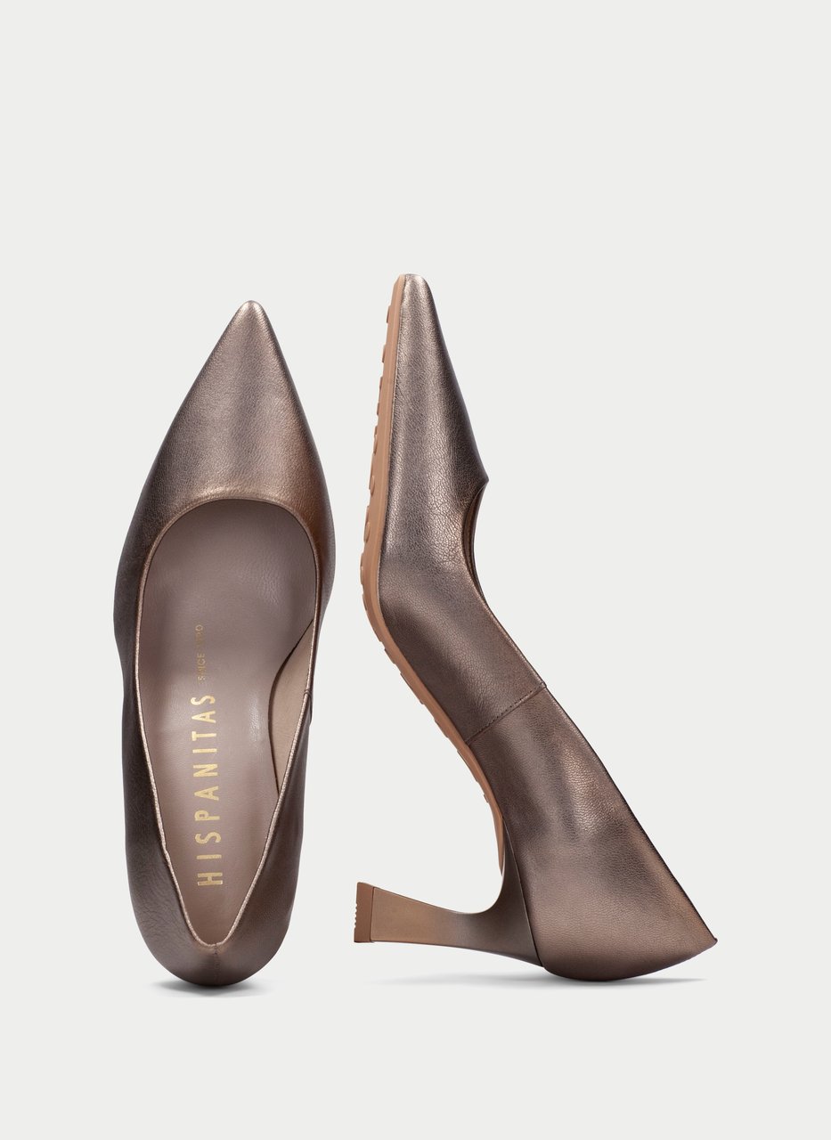 pumps giorgia metal-taupe