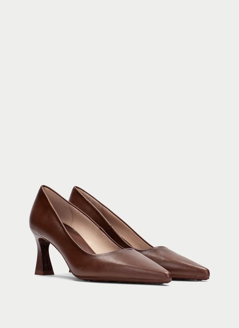 zapatos salón giorgia avellana - hispanitas