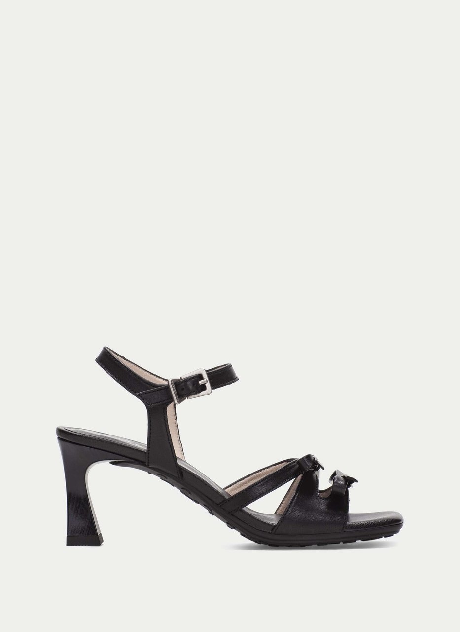 heeled sandal rosa black