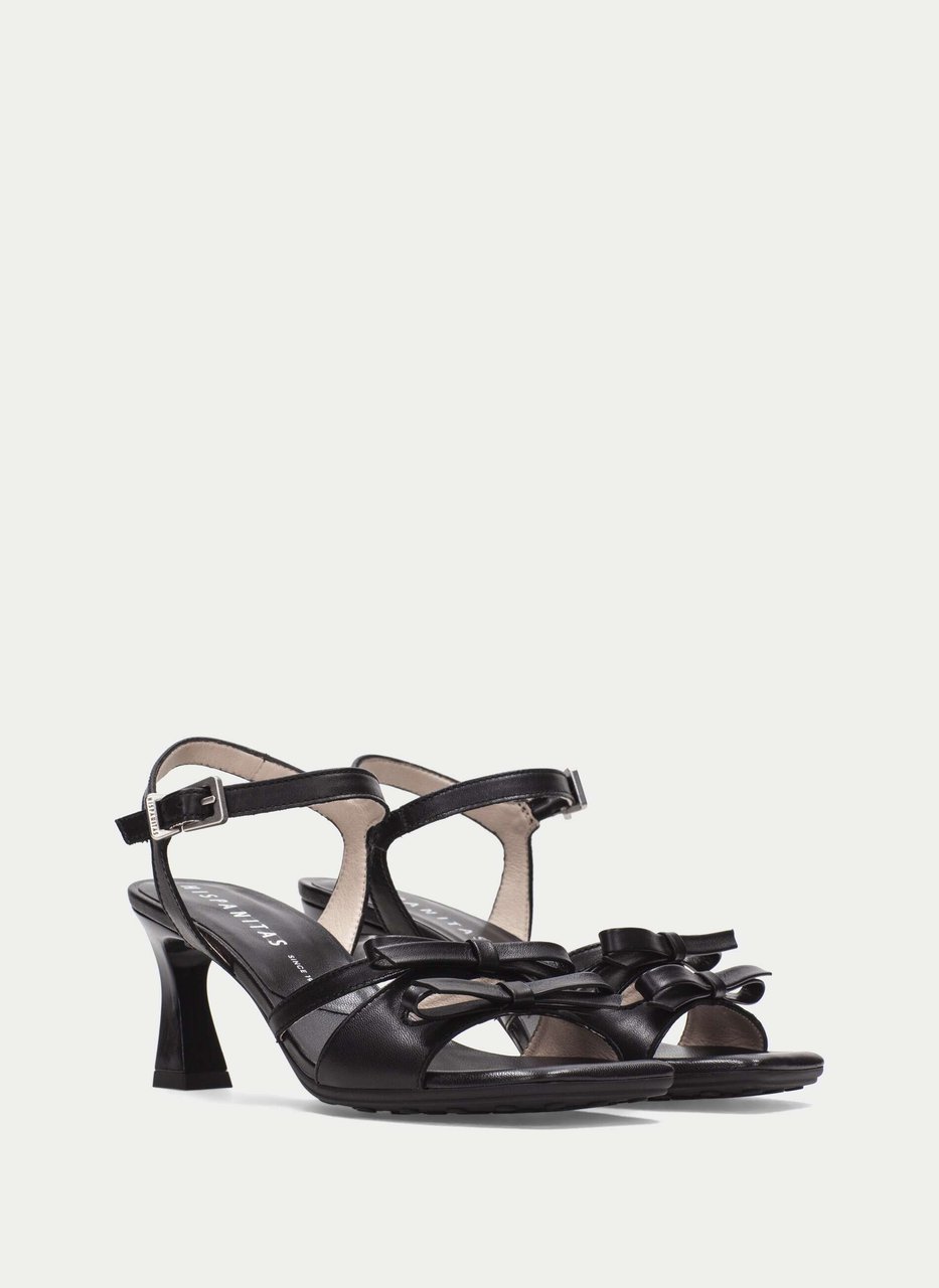 heeled sandal rosa black