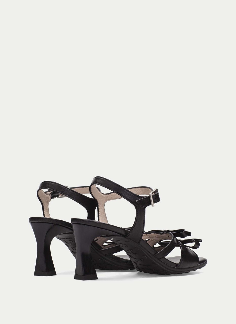 heeled sandal rosa black