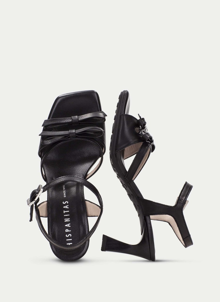 heeled sandal rosa black