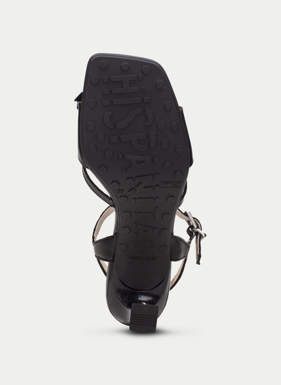 heeled sandal rosa black