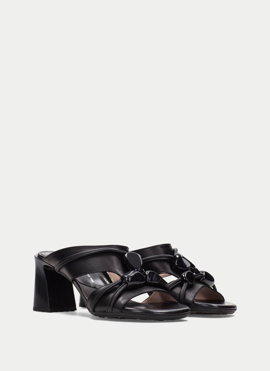 skingback sandals orquidea black