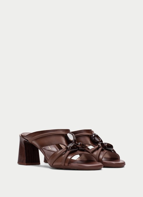 scarpe sandali-slingback orquidea nocciola - hispanitas