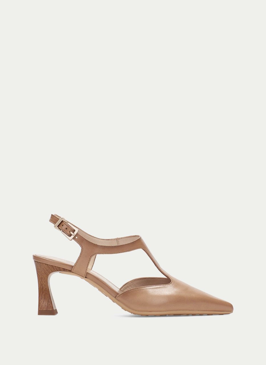 t-strap giorgia almond