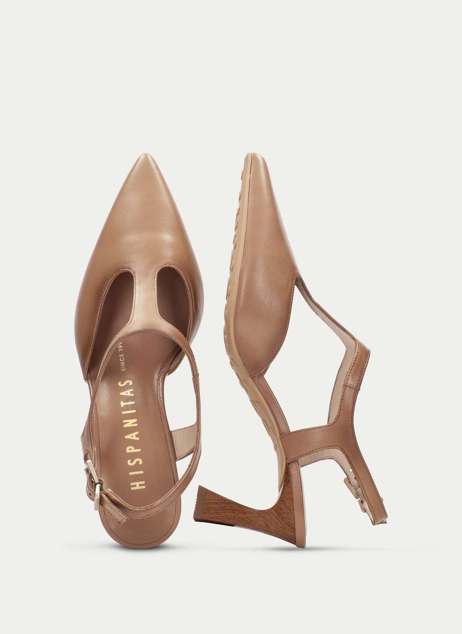 t-strap giorgia almond