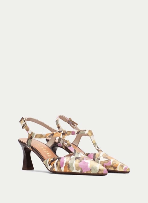 scarpe t-strap giorgia multicolor - hispanitas